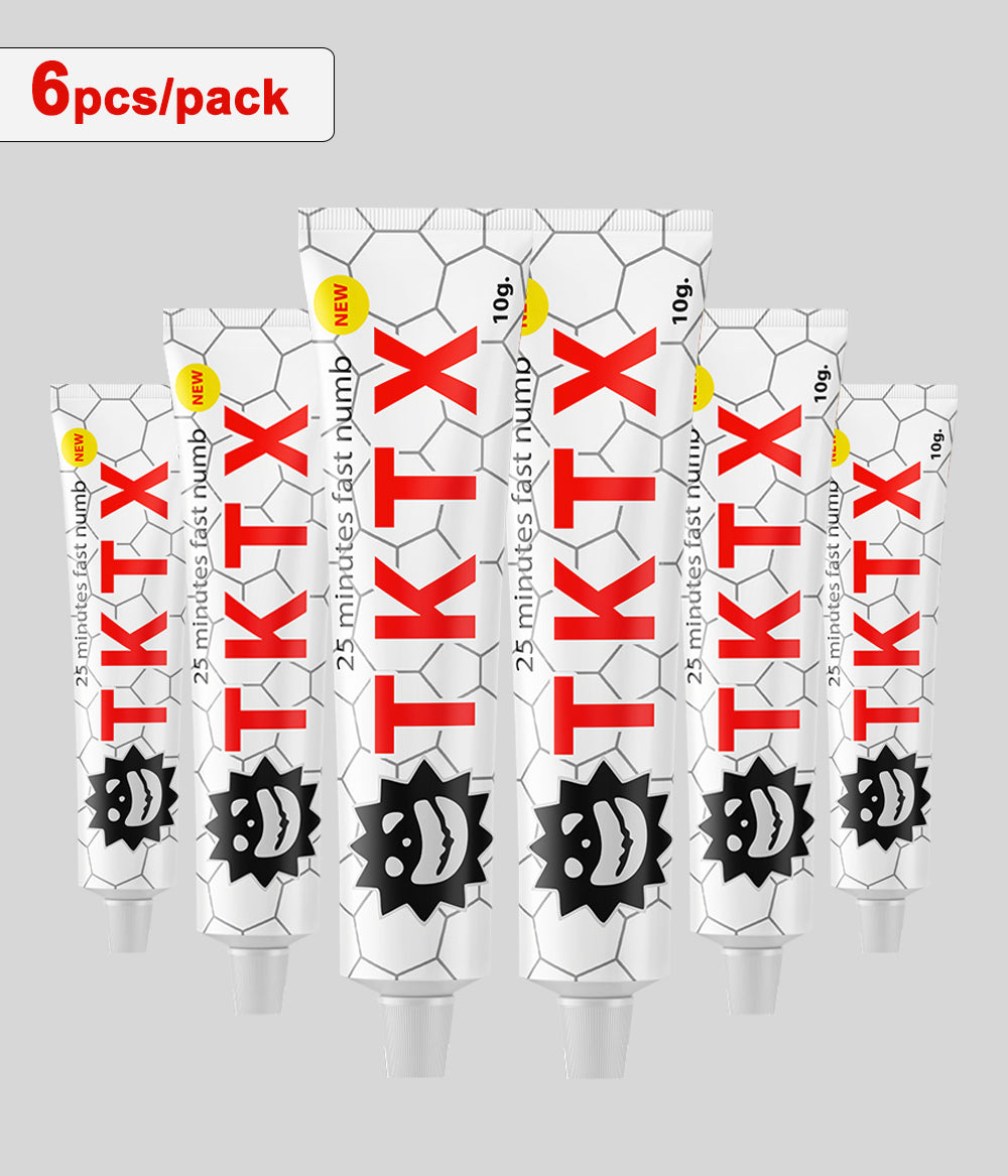 6 Pieces White 40% TKTX 0.35oz/pcs