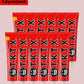 12 Pieces Red 40% TKTX 0.35oz/pcs