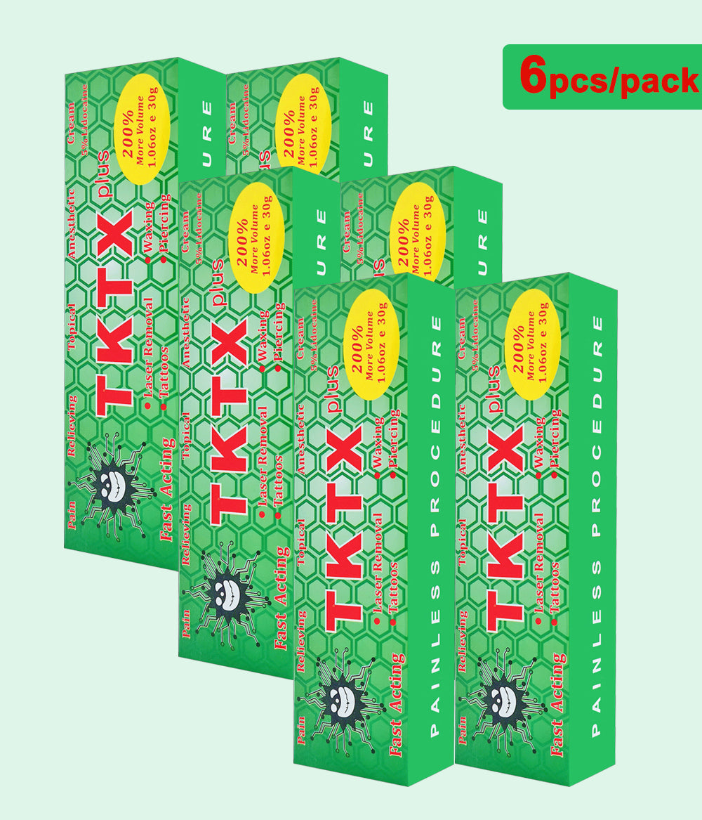 6 Pieces TKTX Plus 200% More Volume 1.06oz/pcs