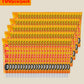 100 Pieces Gold(Orange)  Classic  TKTX 0.35oz/pcs