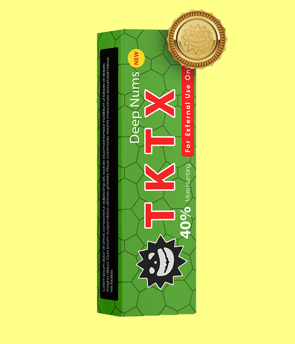 6 Pieces TKTX Gel 1.0 fl.oz/pcs & 6 Pieces TKTX Spray 1.0 fl.oz/pcs & 12 Pieces Green 40% TKTX  0.35oz/pcs