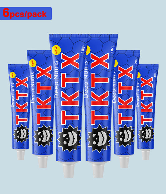 6 Pieces Blue TKTX 40% More  0.35oz/10g