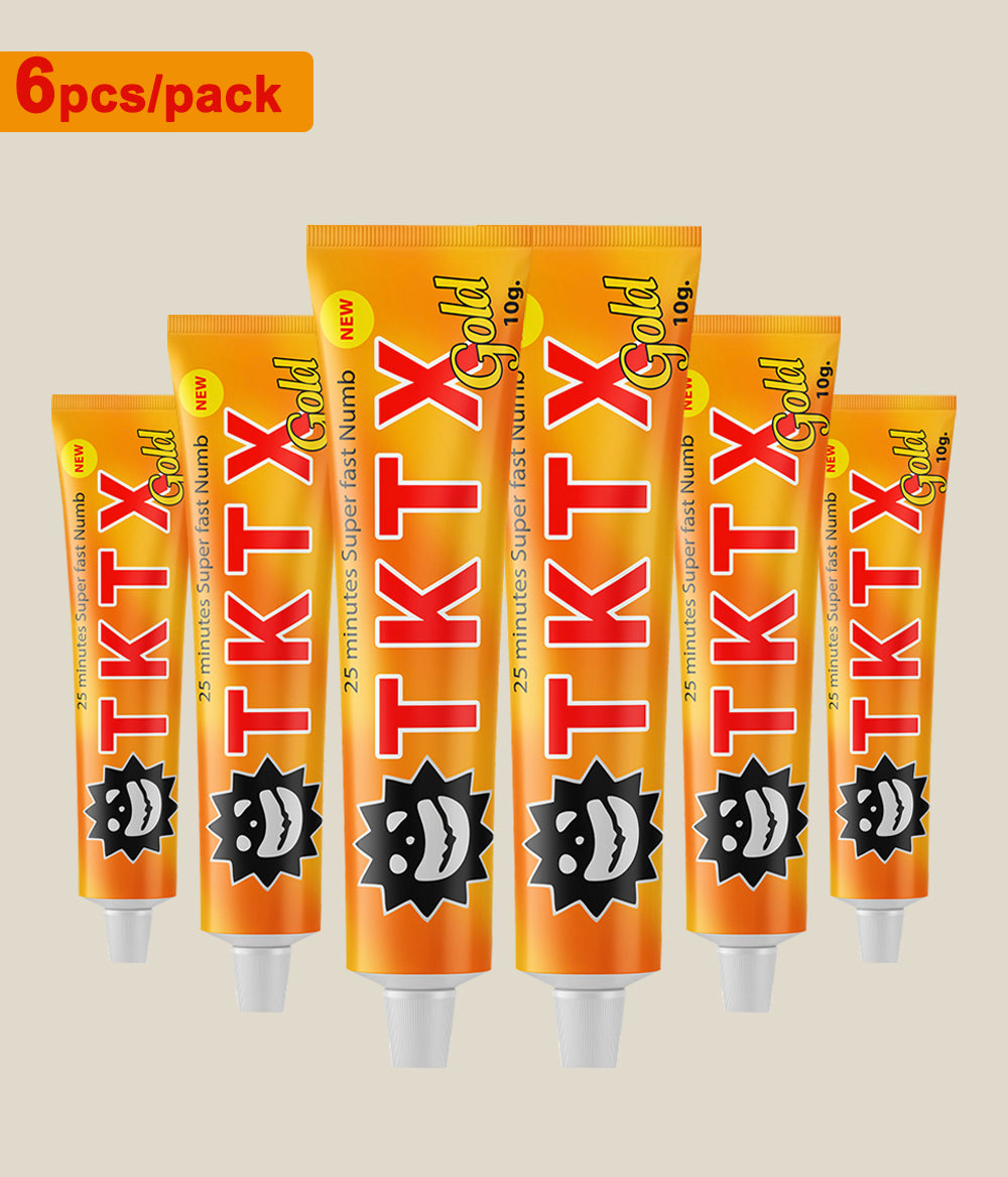 6 Pieces Gold(Orange) 40% TKTX 0.35oz/pcs