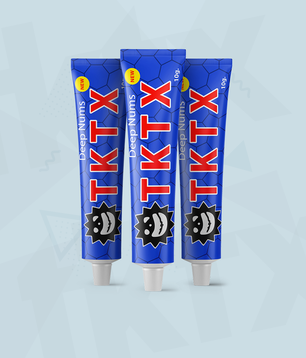 12Pieces Blue TKTX 40% More  0.35oz/10g
