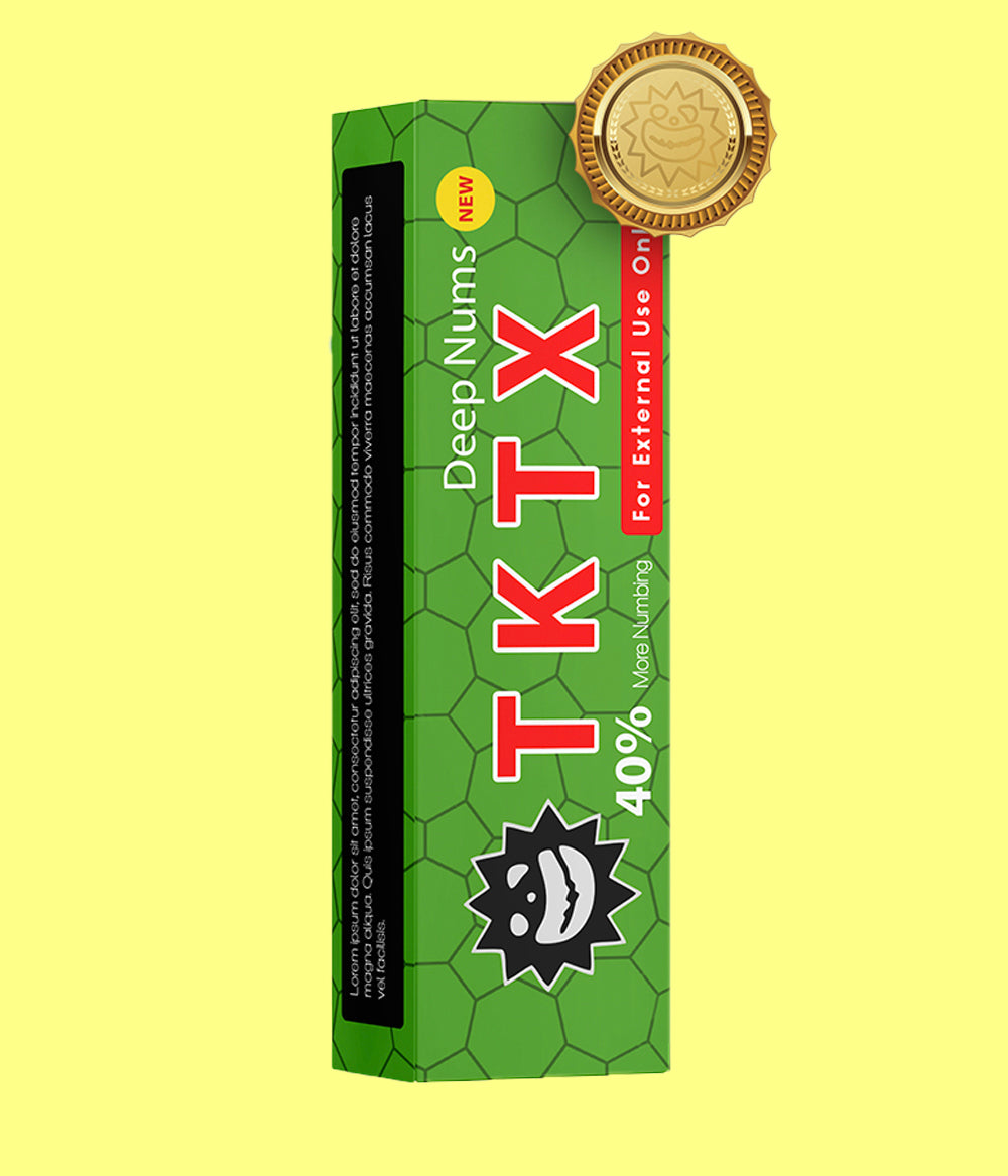 3 Pieces TKTX Gel 1.0 fl.oz/pcs & 6 Pieces Green 40% TKTX 0.35oz/pcs